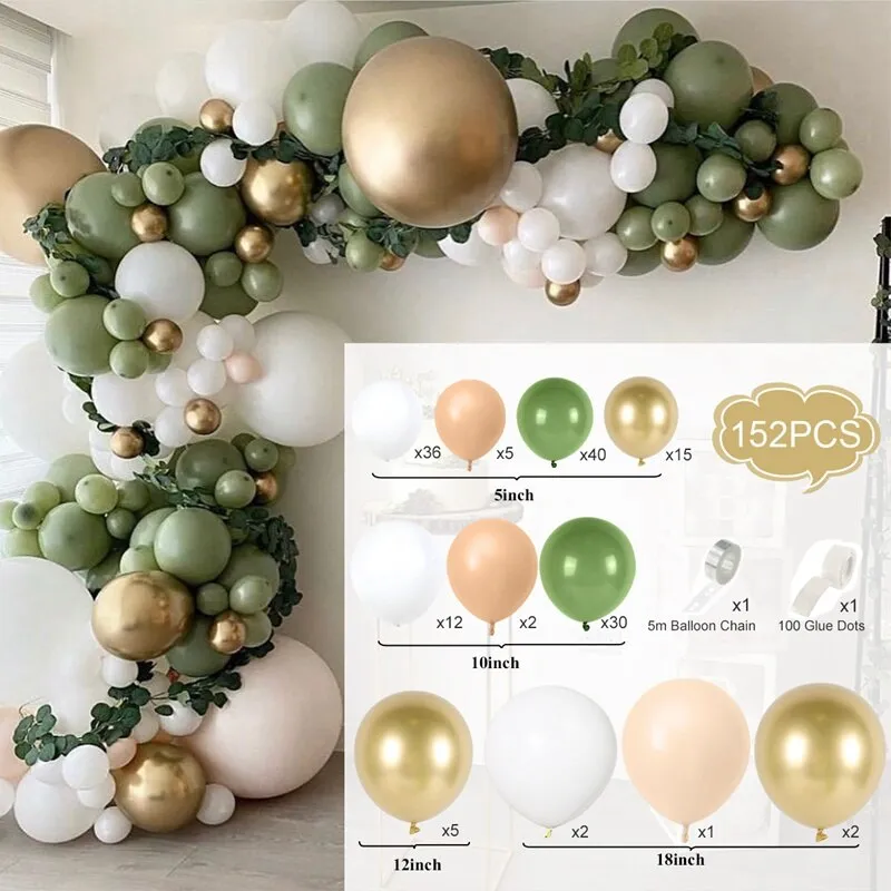 Blue Silver Macaron Birthday Balloon Garland Arch Kit Wedding Birthday Balloons Decoration Party Balloons For Kids Baby Shower