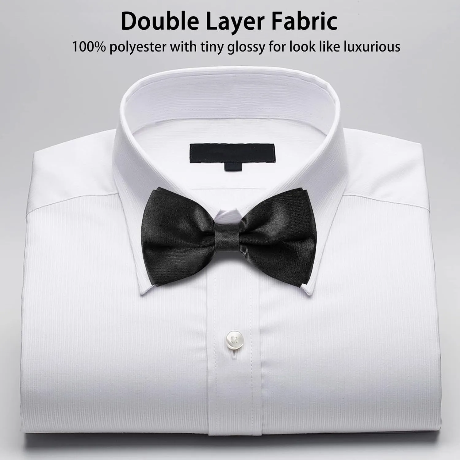bow ties for men, Pre-tied Men's Bow Ties Adjustable Satin Bow Tie for any Age