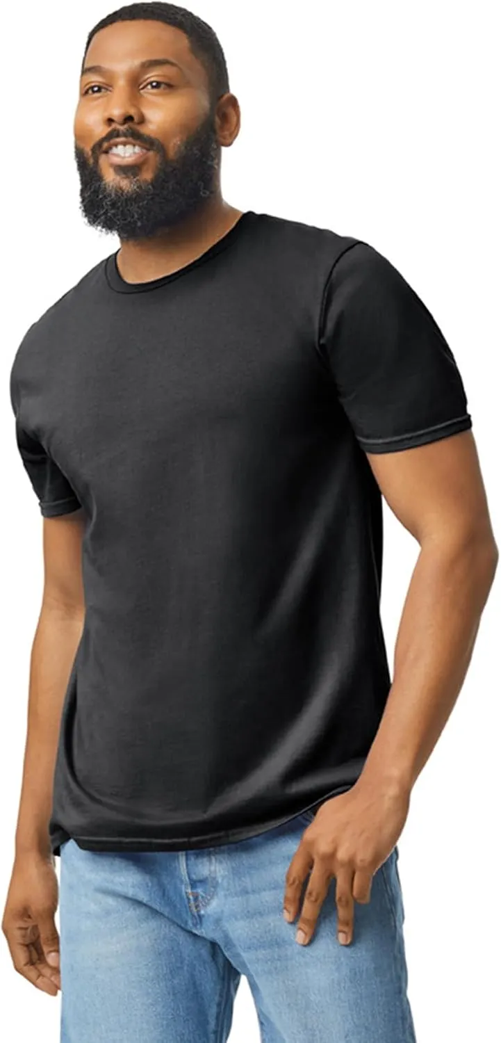 Gildan Adult Softstyle Cotton T-Shirt, Style G64000, Multipack