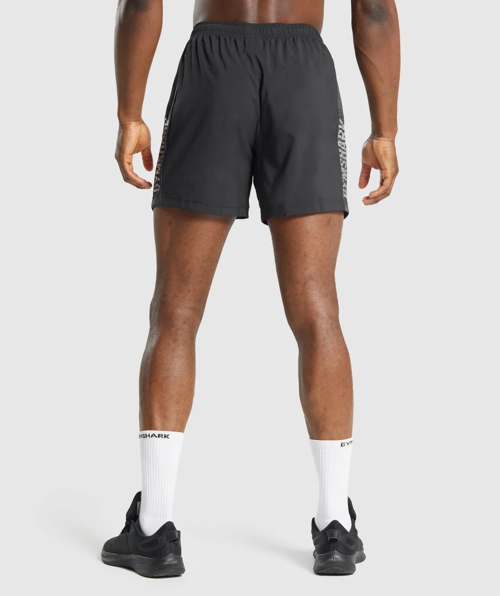 Gymshark Graphic Sport Shorts - Black