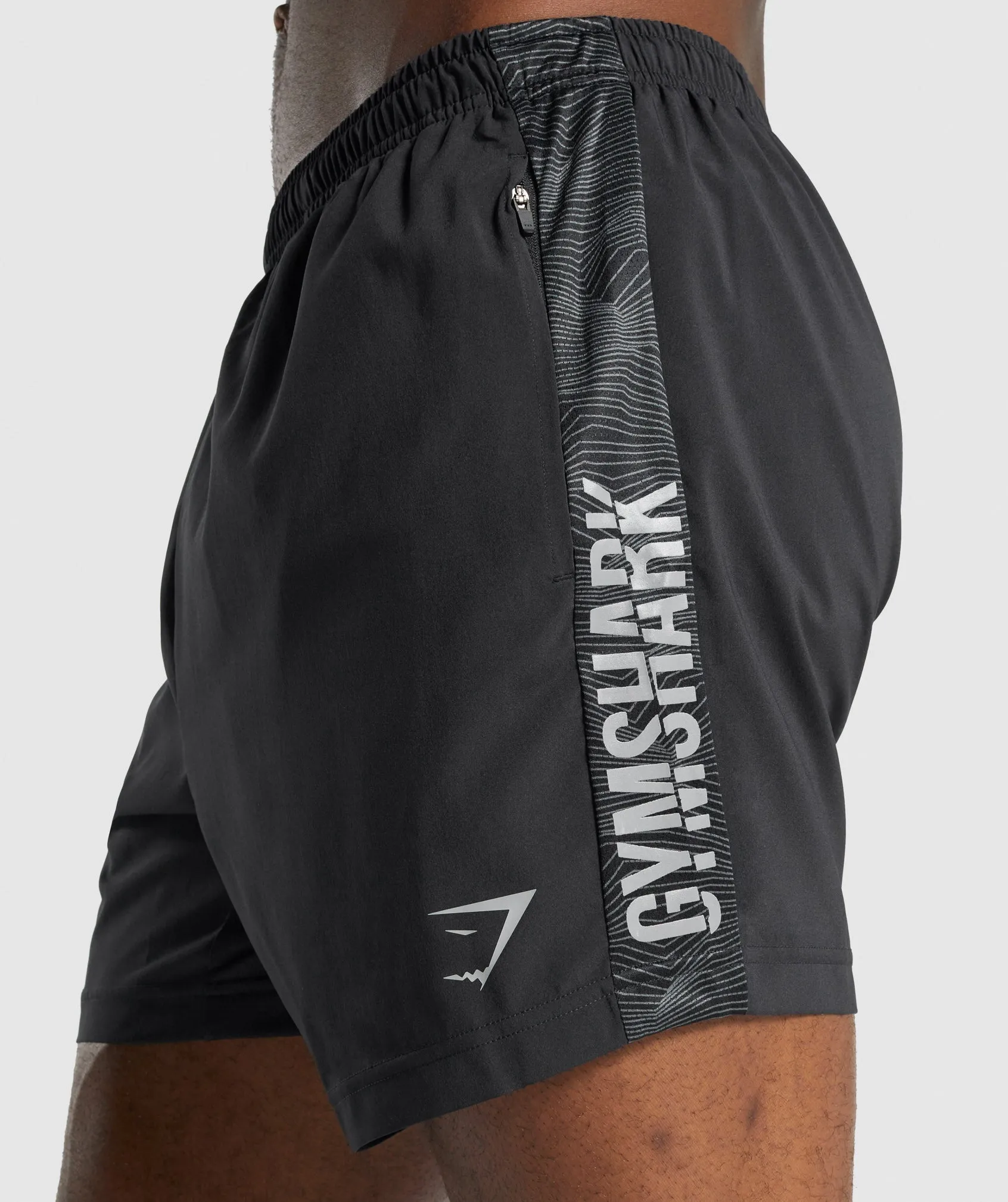 Gymshark Graphic Sport Shorts - Black
