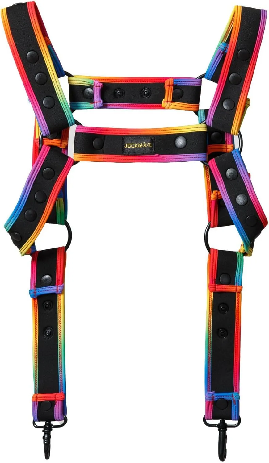 JOCKMAIL Men's Body Chest Harness Adjustable Elastic Waistband Sexy Underwear Halter Belt for Men