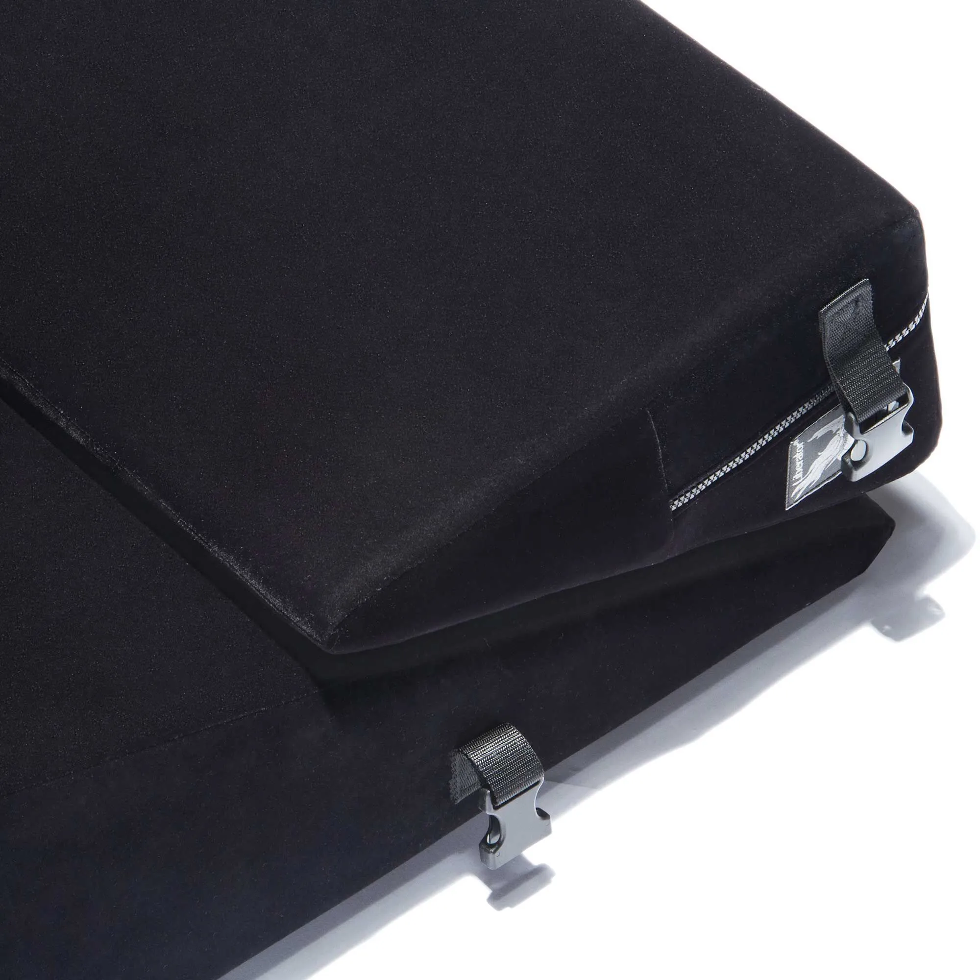 Liberator Black Label Wedge/Ramp Combo With Black Cuff Set — High-Density Foam Positioning Pillow